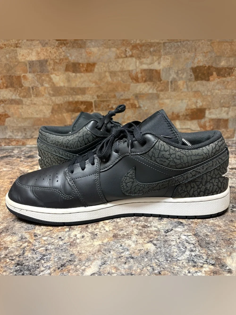 Air Jordan 1 Low SE 'Black Elephant' FB9907-001 Size 13